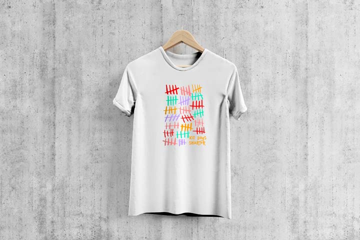 100 Days Smarter - T-Shirt