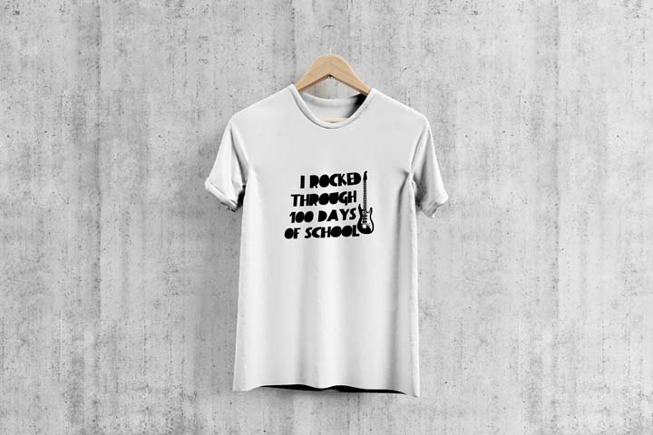 I Rocked Through 100 Days Of School - T-Shirt